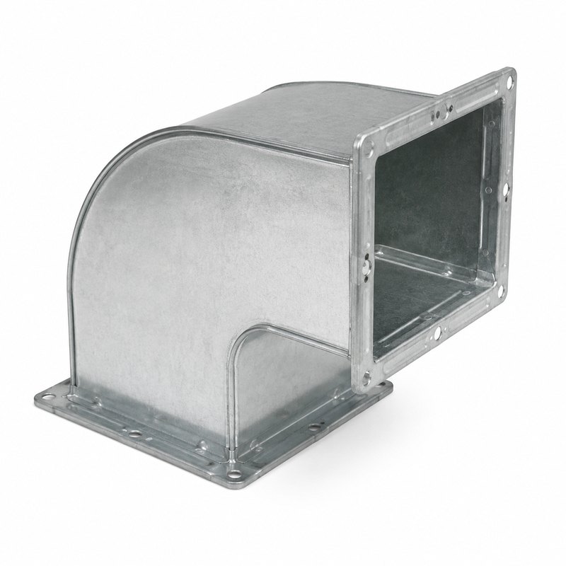 Ventilacijsko koljeno 400x100, 90°